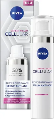 Zdjęcie produktu dla Nivea, Cellular Filler, Serum przeciwzmarszczkowe, 40ml (PRODUKT Z NIEMIEC)
