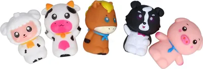 Produktbild von Tiere Fingerpuppen-Set Spielen Lehren Interaktive Puppen Gute-Nacht-Geschichten-Spielzeug zum Geschichtenerzählen C