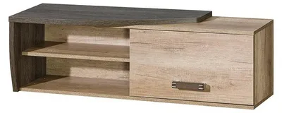 Produktbild von Masseno TV-Schrank PALMERO 120 cm Fernsehschrank mit 1 Türen TV-Lowboard für Wohnzimmer Modern 120x31x37,5 cm Braun / Eichefarben