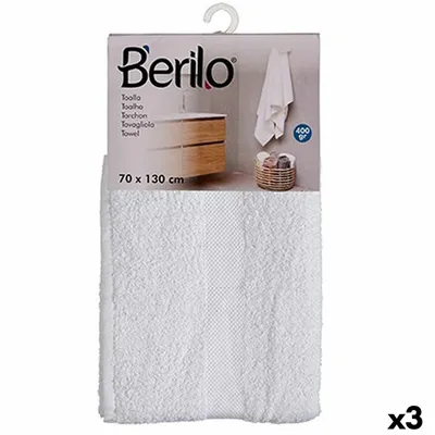 Obrázek produktu pro Osuška bílá 70 x 130 cm (3 kusy)