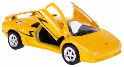 Obrázek produktu pro Welly, model auta Lamborghini Diablo SV, kovový, žlutý, měřítko 1:32