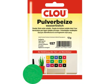 Produktbild von Clou Pulverbeize hellgrün 12 g