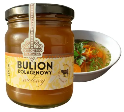 Produktbild von Rinderkollagenbrühe 400 ml - Schronisko Bukowina