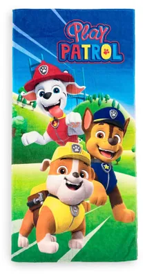Obrázok produktu pre Detská osuška Paw Patrol Plážová osuška pre deti z bavlny, 70 cm x 140 cm