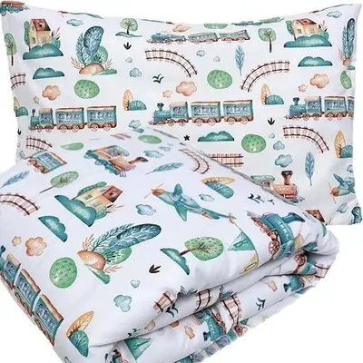 Zdjęcie produktu dla Pościel dziecięca safari 90X120 bawełna dla niemowlaka 2 poszewki