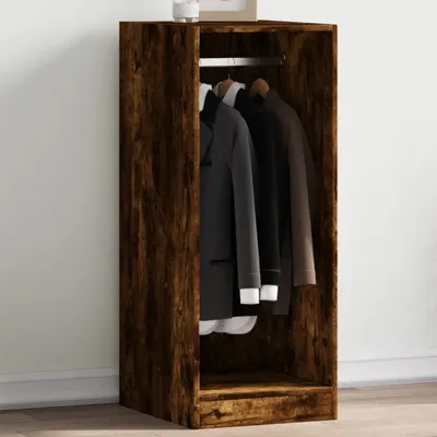 Produktbild von Möbel Kleiderschrank Räuchereiche 48x41x102 cm Holzwerkstoff - Garderobenständer 840818