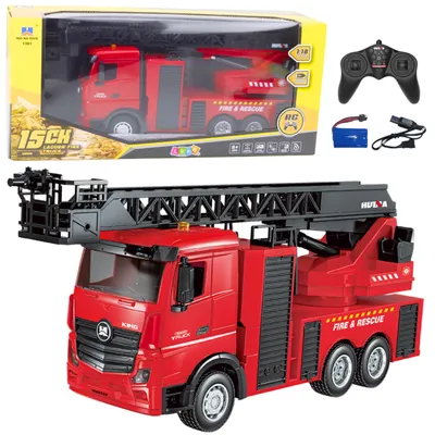 Zdjęcie produktu dla Drabina rozsuwana do wozu strażackiego Huina 1:18