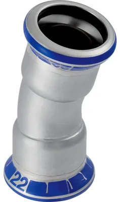Produktbild von Geberit Mapress Edelstahl, Bogen, 15°, d76,1mm, 1 Stk.