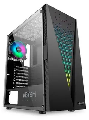 Obrázek produktu pro Abysm Caixa ATX Gaming Dunabe Kolpa Tempered Glass Black