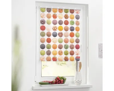 Obrázek produktu pro Roleta na okno Lichtblick bez vrtání Bílé koření 100x150 cm včetně upínacích držáků