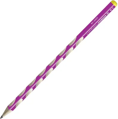 Produktbild von Schmaler Dreikant-Bleistift für Linkshänder - STABILO EASYgraph S in pink - 6er Pack - Härtegrad HB