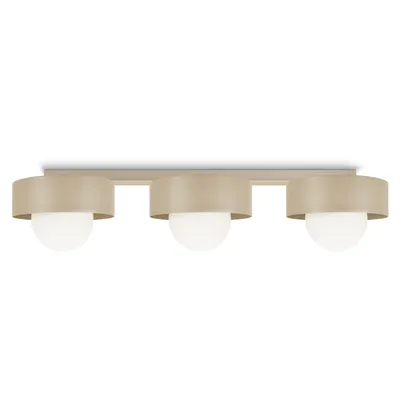 Produktbild von Luxolar - LED Deckenleuchte 3-flammig Beige-Grau G9 15W - Hängelampe für Wohnzimmer, Küchen - Modern Loft Style