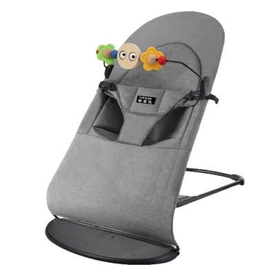 Produktbild von Bouncer-Stuhl, leichtes Design, babyfreundlich, TT001-Grau
