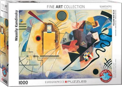 Obrázek produktu pro Žlutá červená modrá, Wassily Kandinsky 1000 kusů
