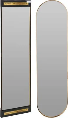 Image de Goldener Spiegel 115X30X1.5Cm