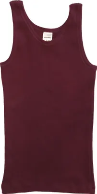Produktbild von HERMKO 2000 Mädchen Unterhemd aus 100% Baumwolle, Farbe:bordeaux, Größe:164