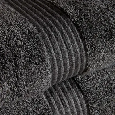 Produktbild von Christy SUPREME Waschlappen, Luxusqualität, 650g/m², 33 x 33 cm, 6er Set, Farbe: graphite