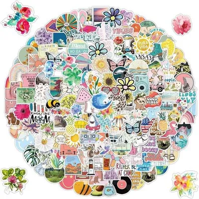 Produktbild von 200 vellen stickers voor scrapbooking - veelzijdige ontwerpen - perfect voor bullet journal - personaliseer je creaties