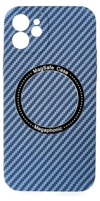 Produktbild von Magnetic Carbon Case kompatibel mit Samsung Galaxy S22 Plus MagSafe Handyhülle Bumper Cover Blau