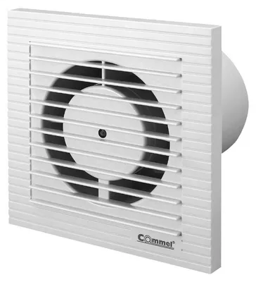 Obrázok produktu pre Ventilátor F100Mm Biely 130M3/H 12W Commel