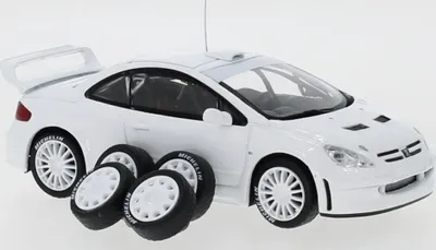 Produktbild von PEUGEOT 307 WRC - weiß, IXOMDCS030, Maßstab1/43, IXOMODELS