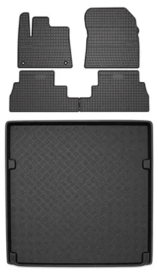 Obrázok produktu pre Gumové autokoberce SolidPRO + vaňa kufra pre: Opel Combo E Life 2024- 5-miestna verzia 5 ks