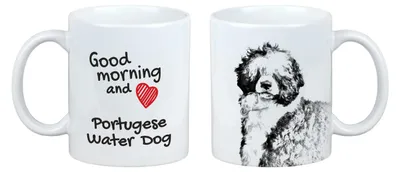 Obrázek produktu pro Portugalský vodní pes – hrnek s motivem psa, hrnek s obrázkem, personalizovaný dárek značky Art-Dog