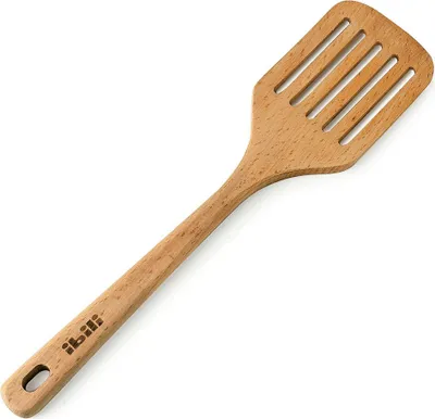 Image de Ibili spatule en bois en forme de L 33 cm Golden Golden One Size