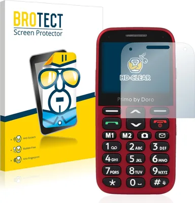 Produktbild von 2x Für Doro Primo 366 Schutzfolie BROTECT Displayschutz Display Schutz Folie Klar Transparent