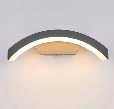 Immagine prodotto di Lampada da balcone a LED antracite 24 W, luce bianca calda, per terrazza