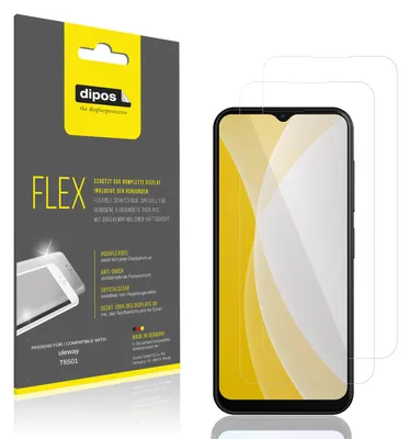 Immagine prodotto di 2x Pellicola protettiva per uleway T6501, rivestimento al 100%, Protezione dipos Flex