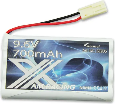 Zdjęcie produktu dla Akumulator Amewi Ni-MH 9,6 V 700 mAh z wtyczką Mini-Tamiya