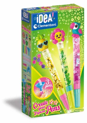 Image de Clementoni IDEA Crée tes stylos - Tropical