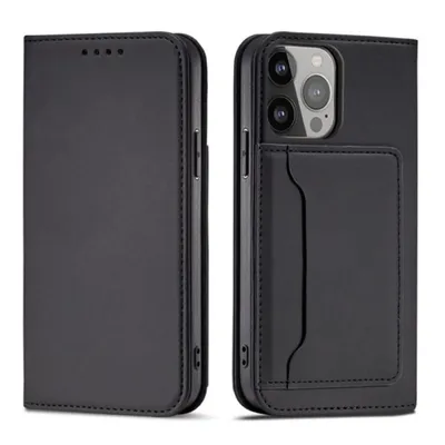 Obrázek produktu pro Pouzdro na magnetickou kartu pro iPhone14 Pro se stojánkem, černé