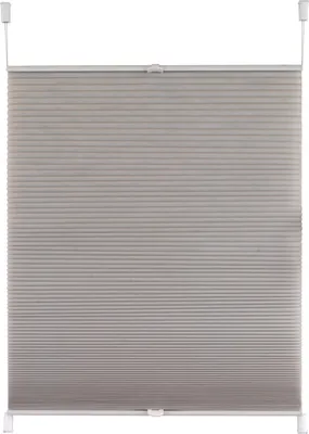 Produktbild von Wabenplissee (55 x 140 cm, Hellgrau) blickdicht Rollo Honeycomb Honigfalte