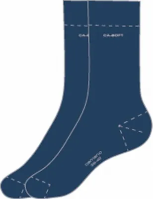 Produktbild von Camano Ca-Soft Socks uni NOS blau, 2er Pack Damen, Herren Socken