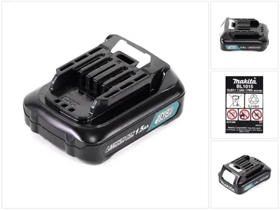 Obrázok produktu pre Makita BL 1015 - 10,8 V - 1,5 Ah / 1500 mAh Li-Ion batéria ( 197390-1 )