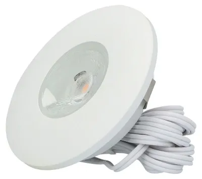 Produktbild von hoftronic LED Einbaustrahler 3W 2700K IP44 Weiß rund dimmbar
