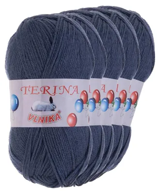 5 x 100g Terina Strickgarn Häkelgarn Wolle Acrylwolle pflegeleicht Farbwahl