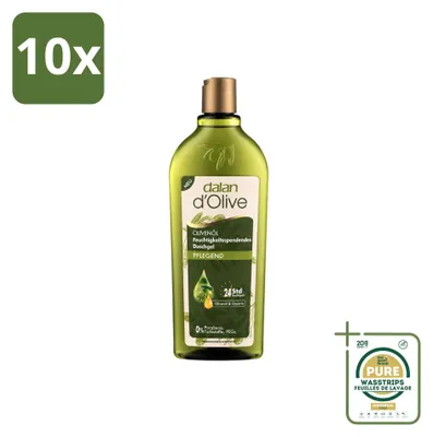 Zdjęcie produktu dla 10 sztuk żelu pod prysznic Dalan d'Olive, nawilżającego i odżywczego - 400 ml - zestaw ekonomiczny
