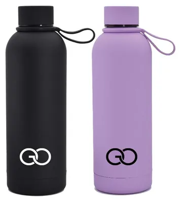 Imagen del producto de Botella térmica de acero inoxidable de 1,5 litros, mantiene las bebidas frías y calientes, ideal para deportes y camping
