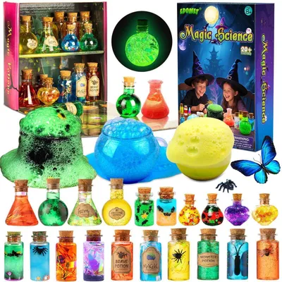 Produktbild von Zaubertränke Experimentier-Set für Kinder 8-12 Jahre, DIY Magische Wissenschaft, 20+ Experimente, Bastelset, Geschenk