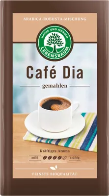 Produktbild von LEBENSBAUM - Cafè Dia, gemahlen - 500g