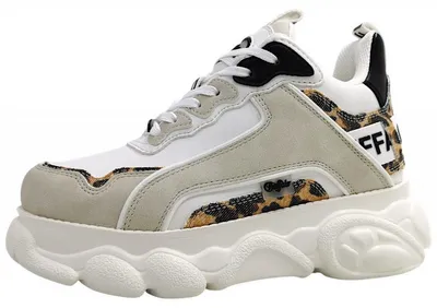 Produktbild von Buffalo CLD Chai In White Leopard For Women – 3 UK - 36 EU - 6 US / White Beige