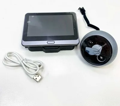 Produktbild von EZVIZ WLAN Türklingel mit 166° Weitwinkel und PIR-Sensor, 2MP Türspion Kamera mit 4,3 Zoll Farbbildschirm, 4600mAh Akku, AI Personenerkennung, Zwei-Wege-Videoanruf und Live-Ansicht verfügbar, CP4