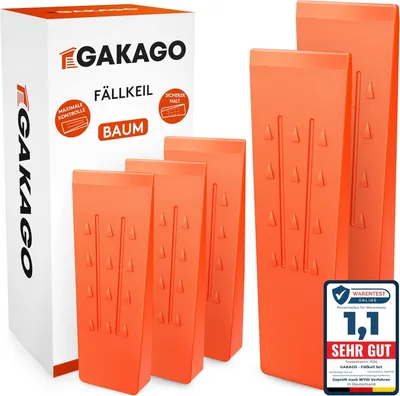 Immagine prodotto di Set di 5 cunei in plastica Gakago Fällkeil - robusti e senza schegge