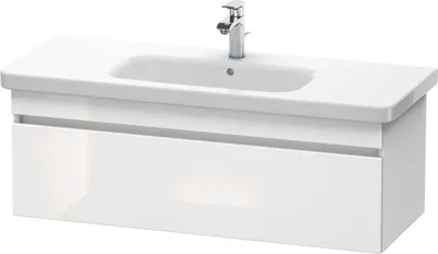 Produktbild von Waschtischunterbau DURASTYLE 448x1130x398mm weiß hochglanz/weiß matt weiß hochglanz/weiß matt