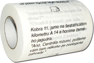 Obrázek produktu pro Toaletní papír s vtipy