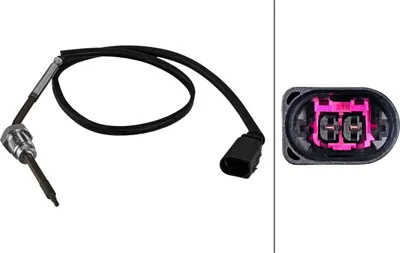 Produktbild von HELLA 6PT 010 376-741 Abgastemperatursensor für VW CRAFTER 30-50 Kasten (2E) 470mm