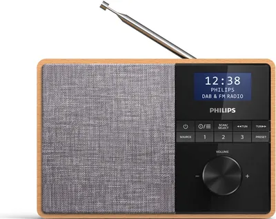 Produktbild von Philips R5505/10 – DAB+/UKW Radio mit Bluetooth & Holzgehäuse